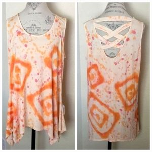 Avenue Tie-Dyed Sleeveless Top